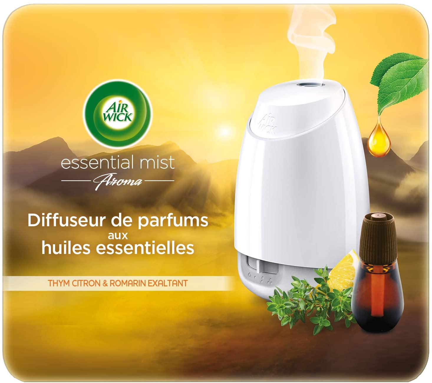 Air Wick Diffuseur D'Huiles Essentielles Essential Mist + 1 Recharge ...